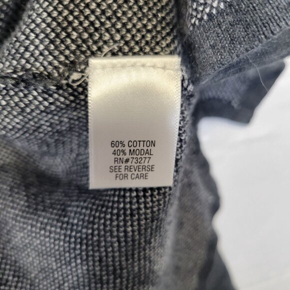 Croft & Barrow Women's Medium Cardigan Sweater Open Front Gray - Picture 4 of 4